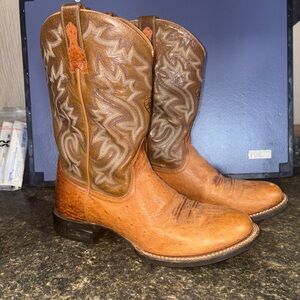 Ariat Men's Boot Size 9.5M Two Tone Stich Pattern 10007978